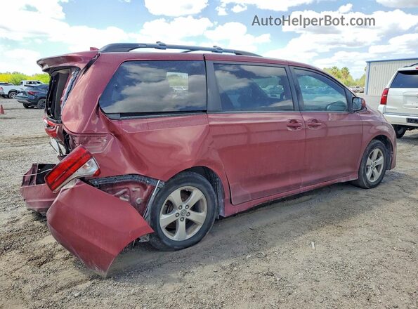 5TDKZ3DC2JS901700 2018 TOYOTA SIENNA Maroon უკანა მარჯვენა