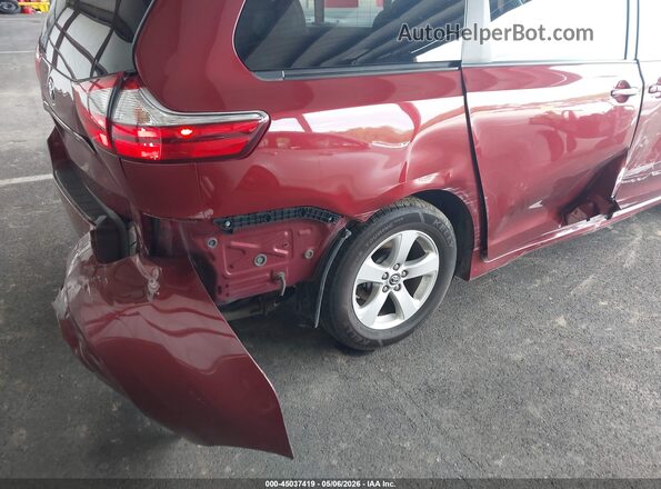 5TDKZ3DC2JS909912 2018 TOYOTA LE Red 