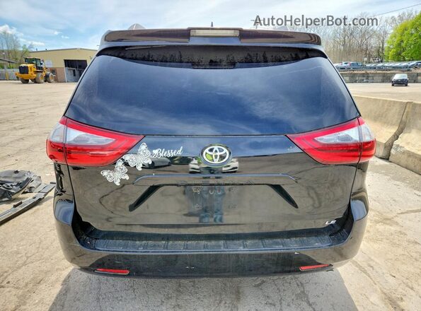 5TDKZ3DC2LS023530 2020 TOYOTA SIENNA Black უკანა ხედი