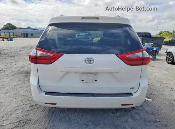 5TDKZ3DC3HS786227 2017 TOYOTA SIENNA Белый Вид сзади