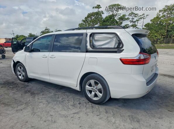5TDKZ3DC3HS786227 2017 TOYOTA SIENNA Белый Задняя левая четверть