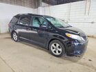 2017 Toyota Sienna Le Черный vin: 5TDKZ3DC4HS859850