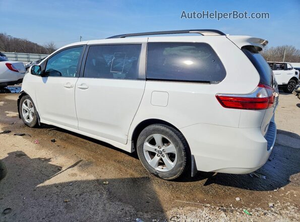 5TDKZ3DC4JS913380 2018 TOYOTA SIENNA White უკანა მარცხენა