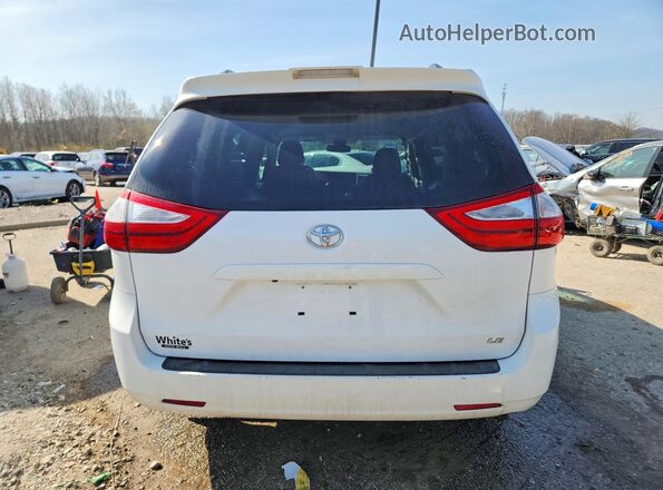 5TDKZ3DC4JS913380 2018 TOYOTA SIENNA White უკანა ხედი