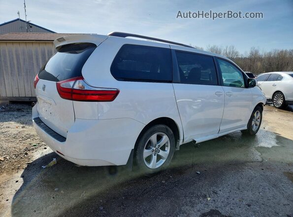 5TDKZ3DC4JS913380 2018 TOYOTA SIENNA White უკანა მარჯვენა