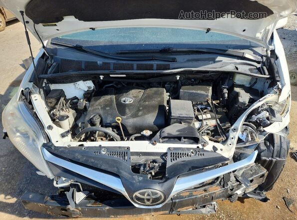 5TDKZ3DC4JS913380 2018 TOYOTA SIENNA White ძრავის განყოფილების ხედი
