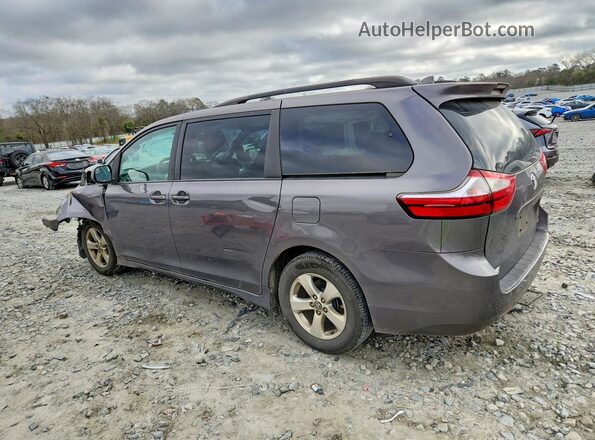 5TDKZ3DC5JS951426 2018 TOYOTA SIENNA Gray Tył lewy