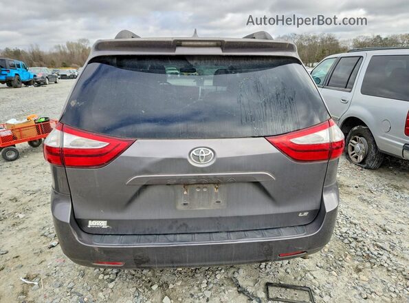 5TDKZ3DC5JS951426 2018 TOYOTA SIENNA Gray Widok z tyłu