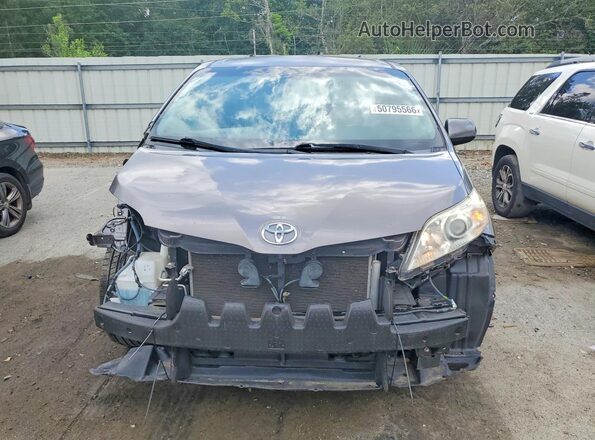 5TDKZ3DC6HS794838 2017 TOYOTA SIENNA Charcoal Դիմացի տեսք