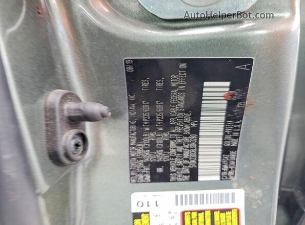 5TDKZ3DC6LS043280 2020 TOYOTA SIENNA Серый Вид наклейки с VIN-кодом