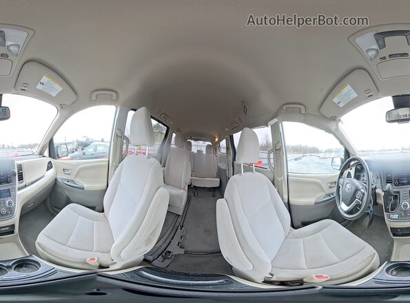 5TDKZ3DC6LS043280 2020 TOYOTA SIENNA Серый Панорамный вид салона 360°