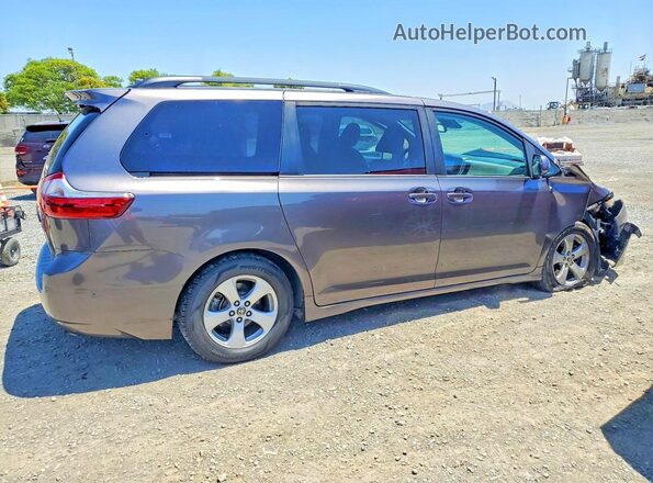 5TDKZ3DC6LS065456 2020 TOYOTA SIENNA Gray Trasero derecho