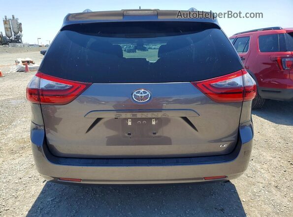 5TDKZ3DC6LS065456 2020 TOYOTA SIENNA Gray Vista trasera