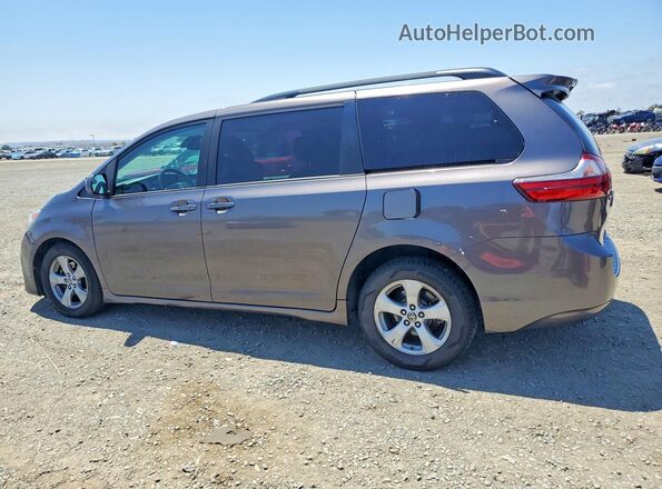 5TDKZ3DC6LS065456 2020 TOYOTA SIENNA Gray Trasero izquierdo