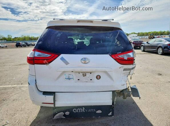 5TDKZ3DC7JS905421 2018 TOYOTA SIENNA White უკანა ხედი