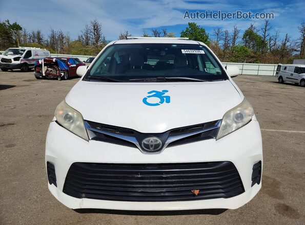 5TDKZ3DC7JS905421 2018 TOYOTA SIENNA White წინა ხედი