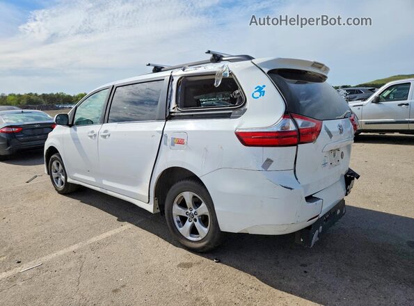 5TDKZ3DC7JS905421 2018 TOYOTA SIENNA White უკანა მარცხენა