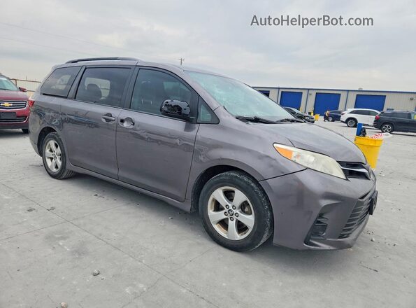 5TDKZ3DC8JS921997 2018 TOYOTA SIENNA Gray წინა მარჯვენა