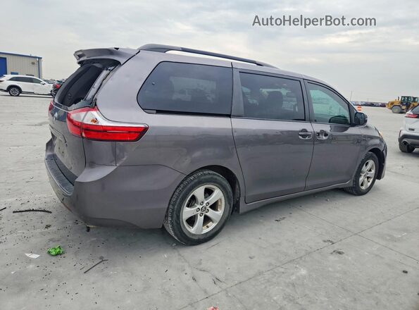 5TDKZ3DC8JS921997 2018 TOYOTA SIENNA Gray უკანა მარჯვენა