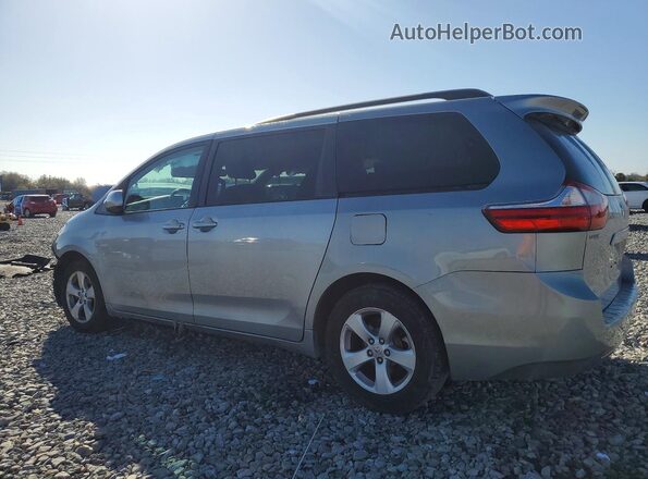 5TDKZ3DC9HS826732 2017 TOYOTA SIENNA Серебряный Задняя левая четверть