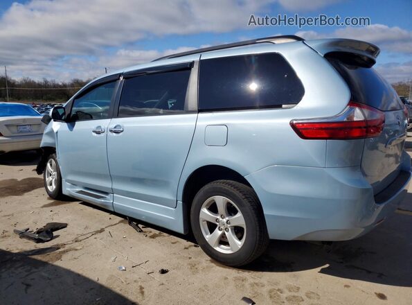 5TDKZ3DC9HS846558 2017 TOYOTA SIENNA Синий Задняя левая четверть