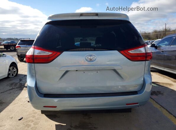 5TDKZ3DC9HS846558 2017 TOYOTA SIENNA Синий Вид сзади