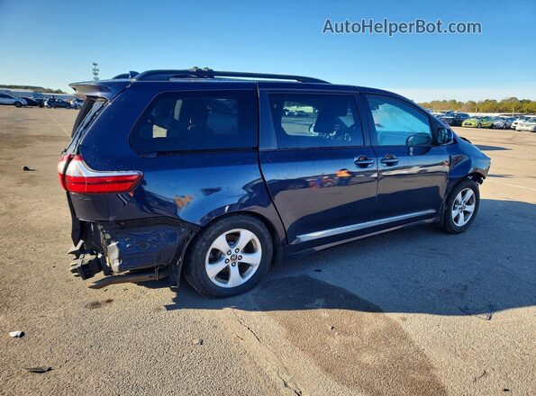 5TDKZ3DC9JS903671 2018 TOYOTA SIENNA Blue უკანა მარჯვენა