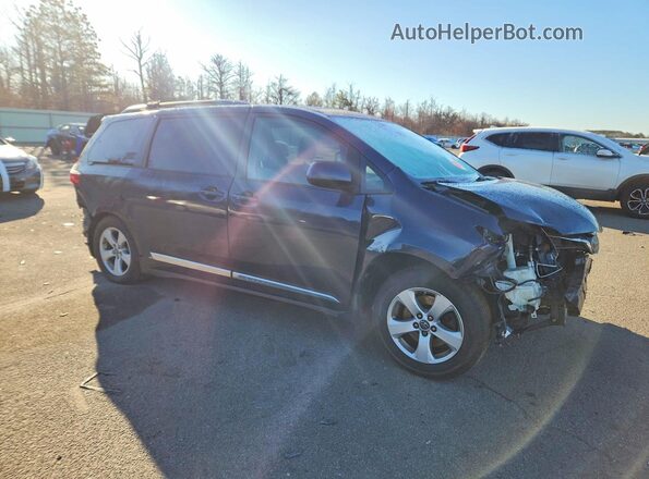 5TDKZ3DC9JS903671 2018 TOYOTA SIENNA Blue წინა მარჯვენა
