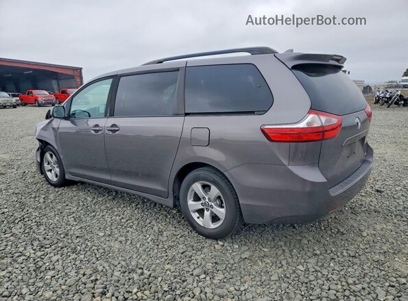 5TDKZ3DC9JS949839 2018 TOYOTA SIENNA Gray Tył lewy