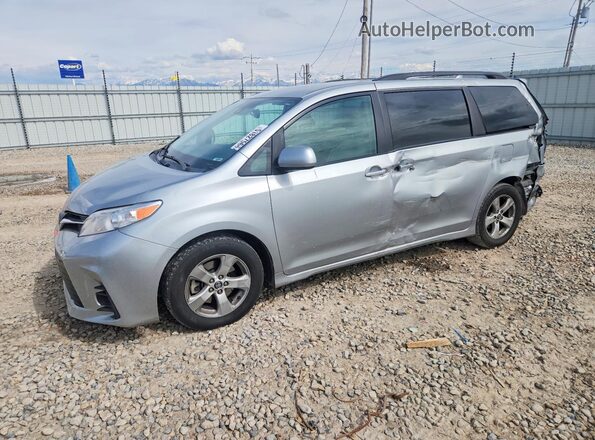 5TDKZ3DCXLS049308 2020 TOYOTA SIENNA Серебряный Передняя левая четверть
