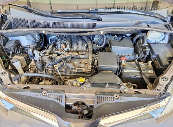 5TDKZ3DCXLS059160 2020 TOYOTA SIENNA Gray ძრავის განყოფილების ხედი
