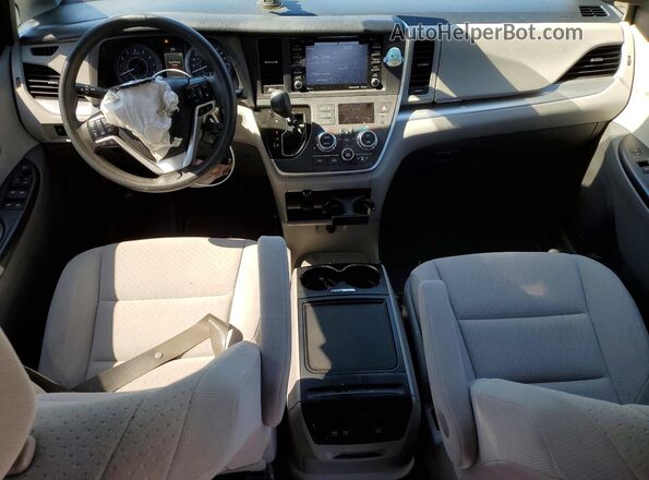 5TDKZ3DCXLS076024 2020 TOYOTA LE Silver Dashboard view