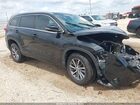 2018 Toyota Highlander Xle Black vin: 5TDKZRFH1JS287864