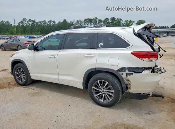 5TDKZRFH2JS536494 2018 TOYOTA HIGHLANDER White Trasero izquierdo