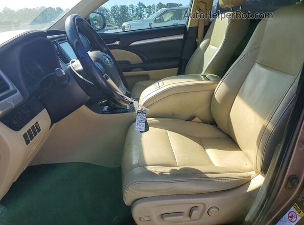 5TDKZRFH2KS313552 2019 TOYOTA HIGHLANDER Gray Vista interior delantera