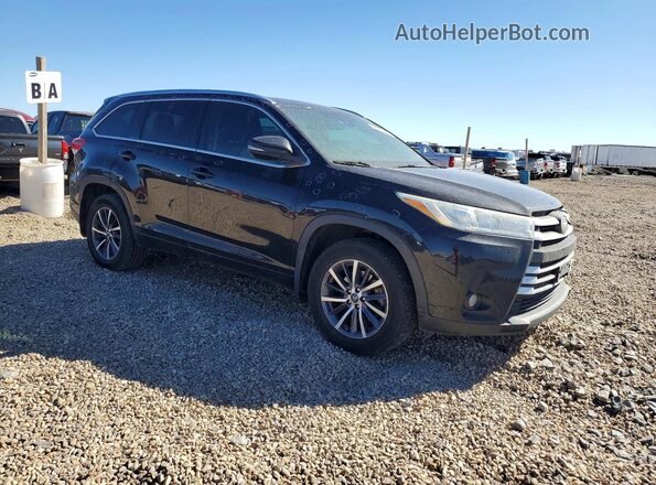 5TDKZRFH3JS530543 2018 TOYOTA HIGHLANDER Black წინა მარჯვენა