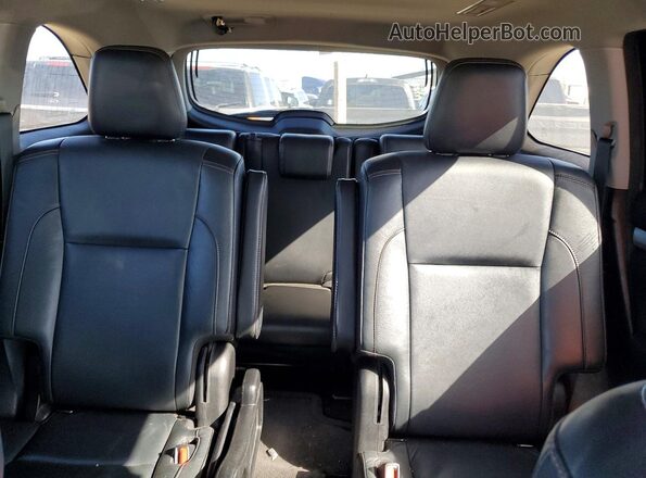 5TDKZRFH3JS530543 2018 TOYOTA HIGHLANDER Black უკანა სავარძლების ხედი