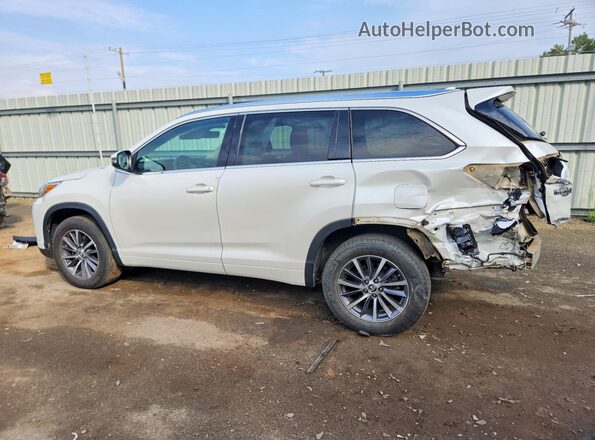 5TDKZRFH3JS541168 2018 TOYOTA HIGHLANDER White Tył lewy