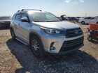 2017 Toyota Highlander Se Серебряный vin: 5TDKZRFH4HS517701