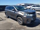 2019 Toyota Highlander Xle Gray vin: 5TDKZRFH4KS561933