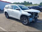 2017 Toyota Highlander Xle White vin: 5TDKZRFH7HS526036