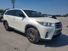 2019 Toyota Highlander Белый vin: 5TDKZRFH7KS567841
