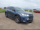 2018 Toyota Highlander Xle Blue vin: 5TDKZRFH8JS281012