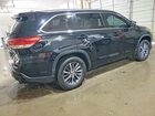 2018 Toyota Highlander Xle Black vin: 5TDKZRFH9JS535049