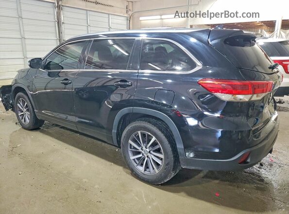 5TDKZRFH9JS535049 2018 TOYOTA HIGHLANDER Black უკანა მარცხენა