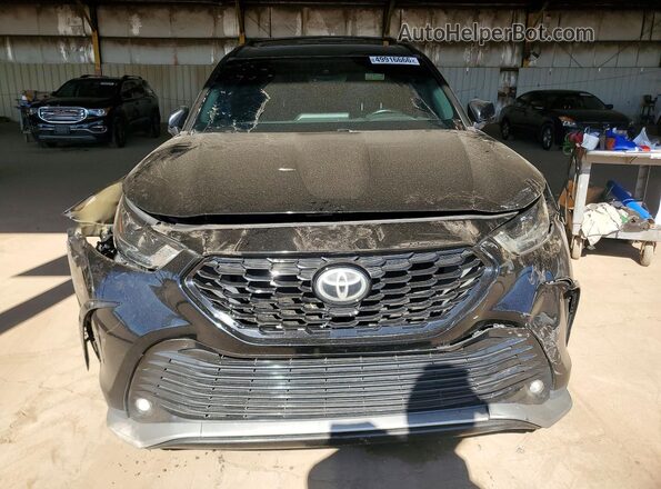 5TDLZRBH1MS065324 2021 TOYOTA HIGHLANDER Черный Вид спереди