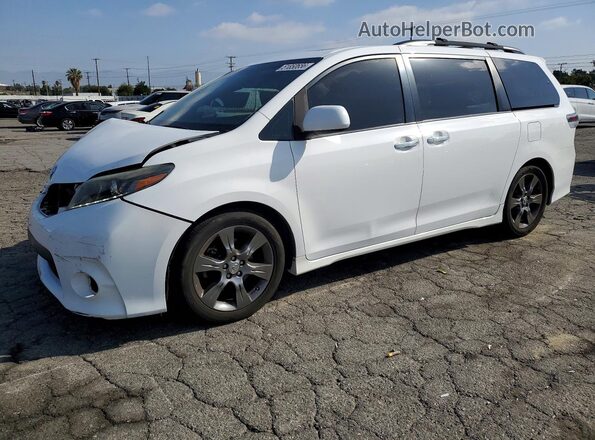 5TDXK3DC6GS732946 2016 TOYOTA SIENNA Белый Передняя левая четверть
