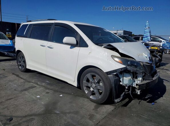 5TDXK3DCXGS721870 2016 TOYOTA SIENNA Белый Передняя правая четверть