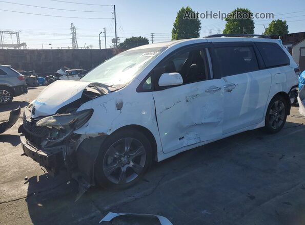 5TDXK3DCXGS721870 2016 TOYOTA SIENNA Белый Передняя левая четверть