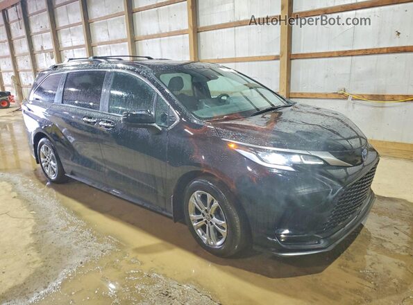 5TDXSKFC2PS100775 2023 TOYOTA SIENNA Черный Передняя правая четверть